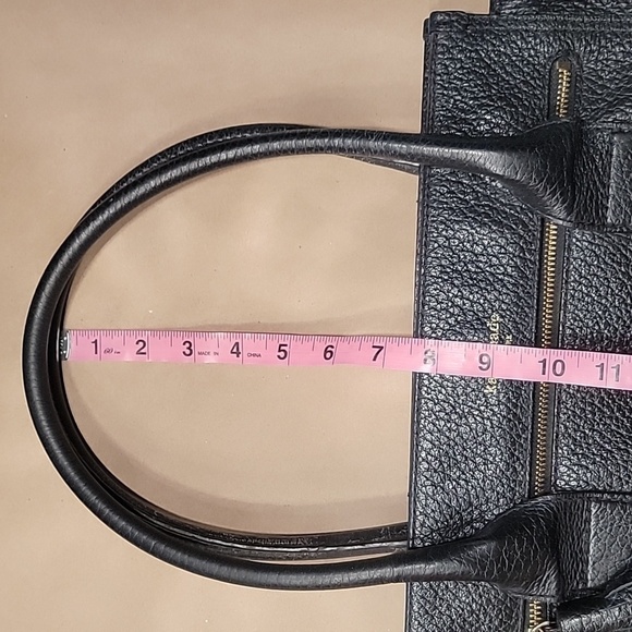 kate spade Southport Avenue Odin Leather Tote,  Black with Gold Plated Hardware - Picture 14 of 14